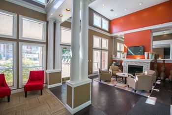 Fireplace lounge